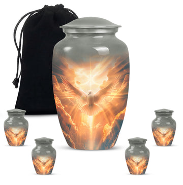 Large Urn with 4 Small Urn