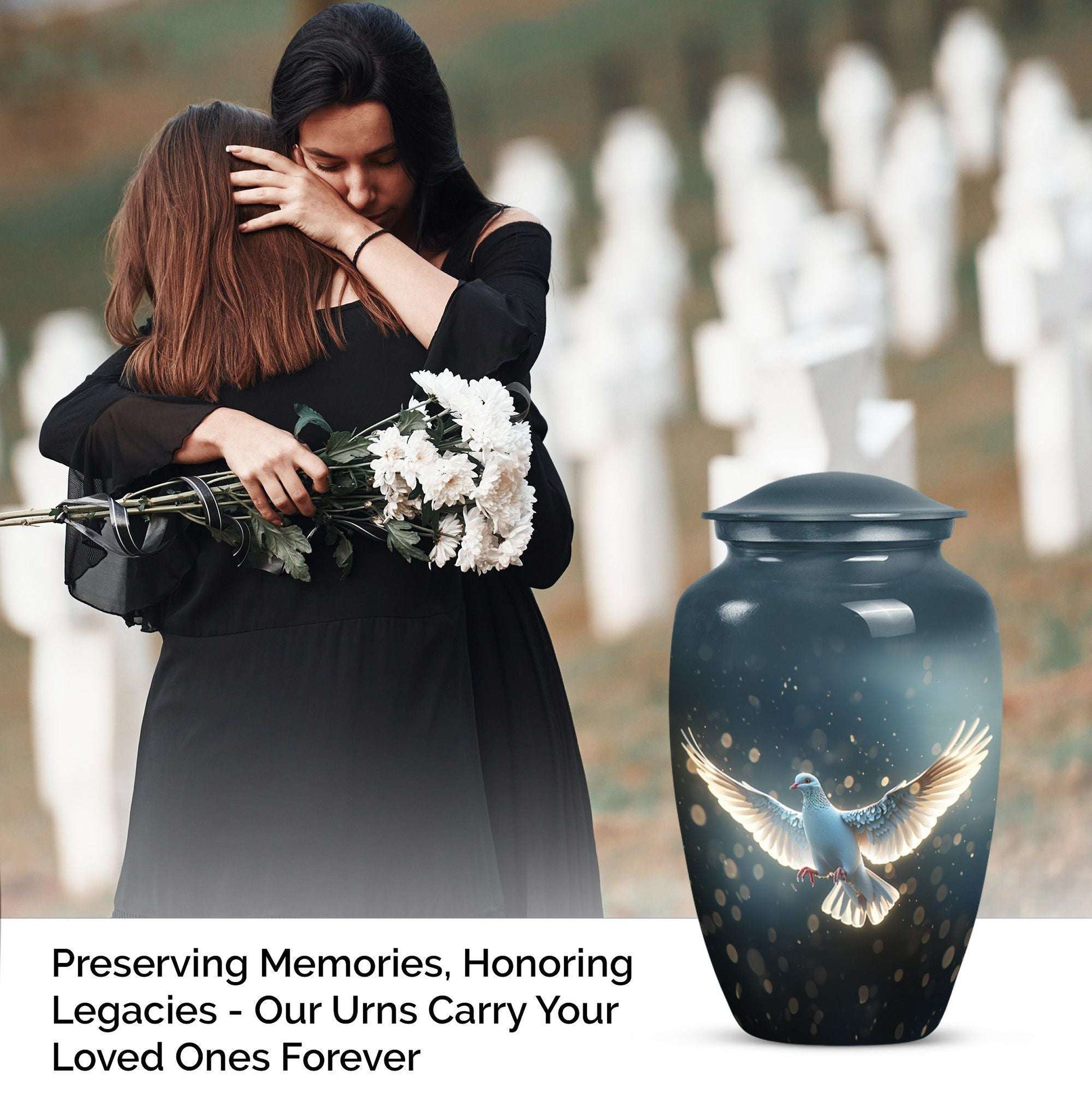 Classic 10-inch dove urn