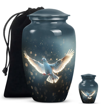 Large Urn With 1 Keepsake Urn