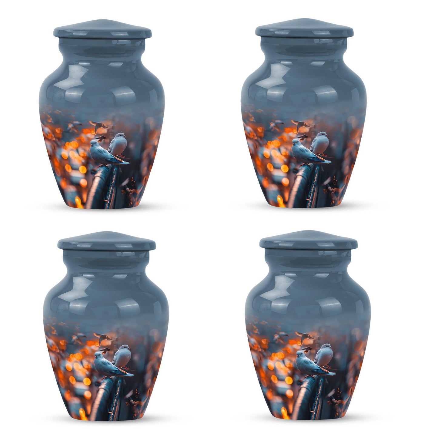 Classic 10-inch Dove memorial forever urn,