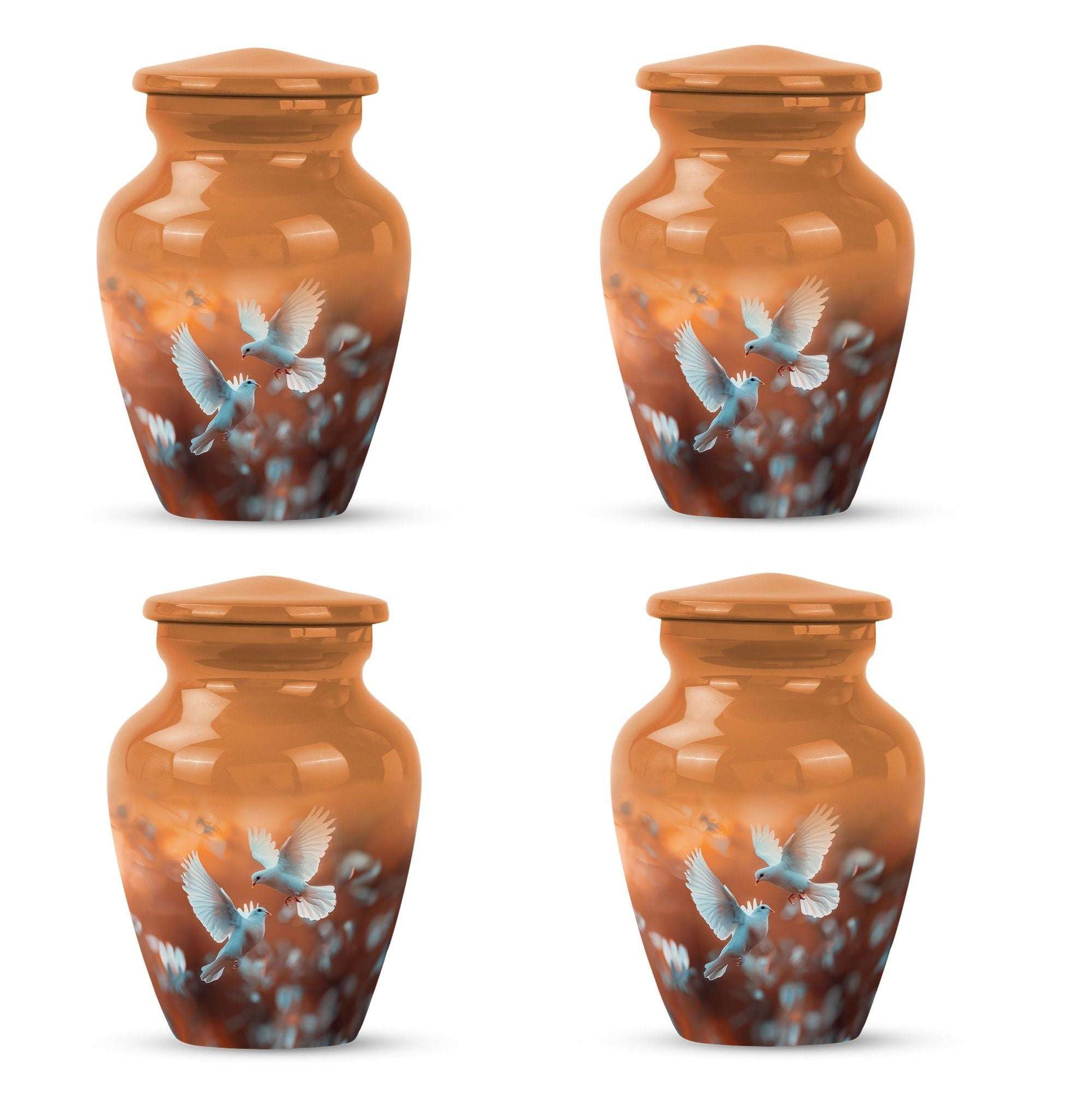 Dove Theme 3 Inch Keepsake Pack of 4