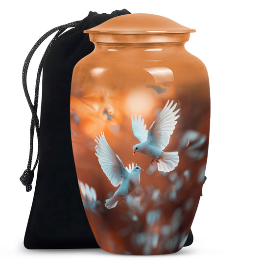 Dove Theme Large Urn 10 Inch