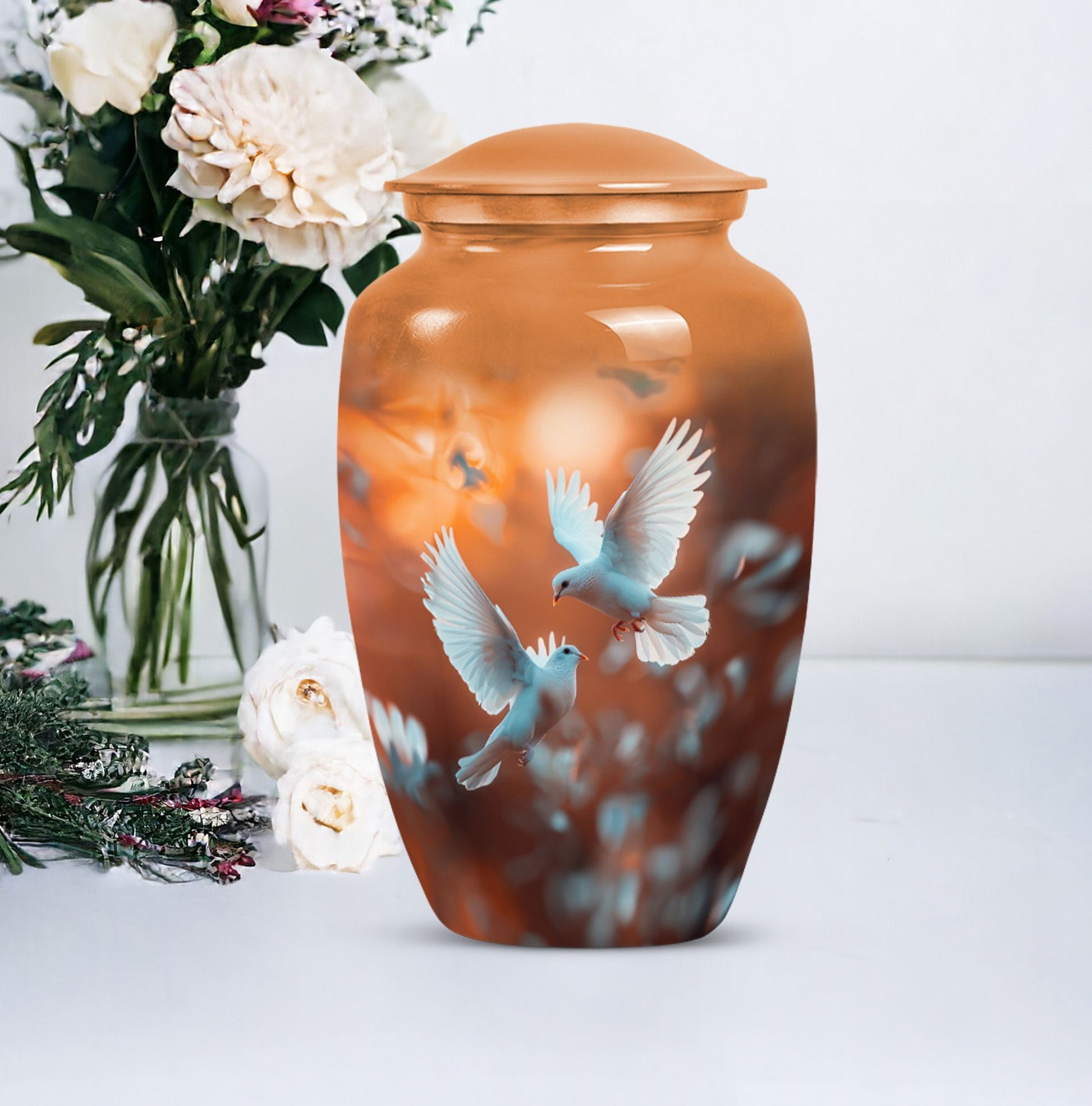 10-inch classic dove urn for cremation ashes,