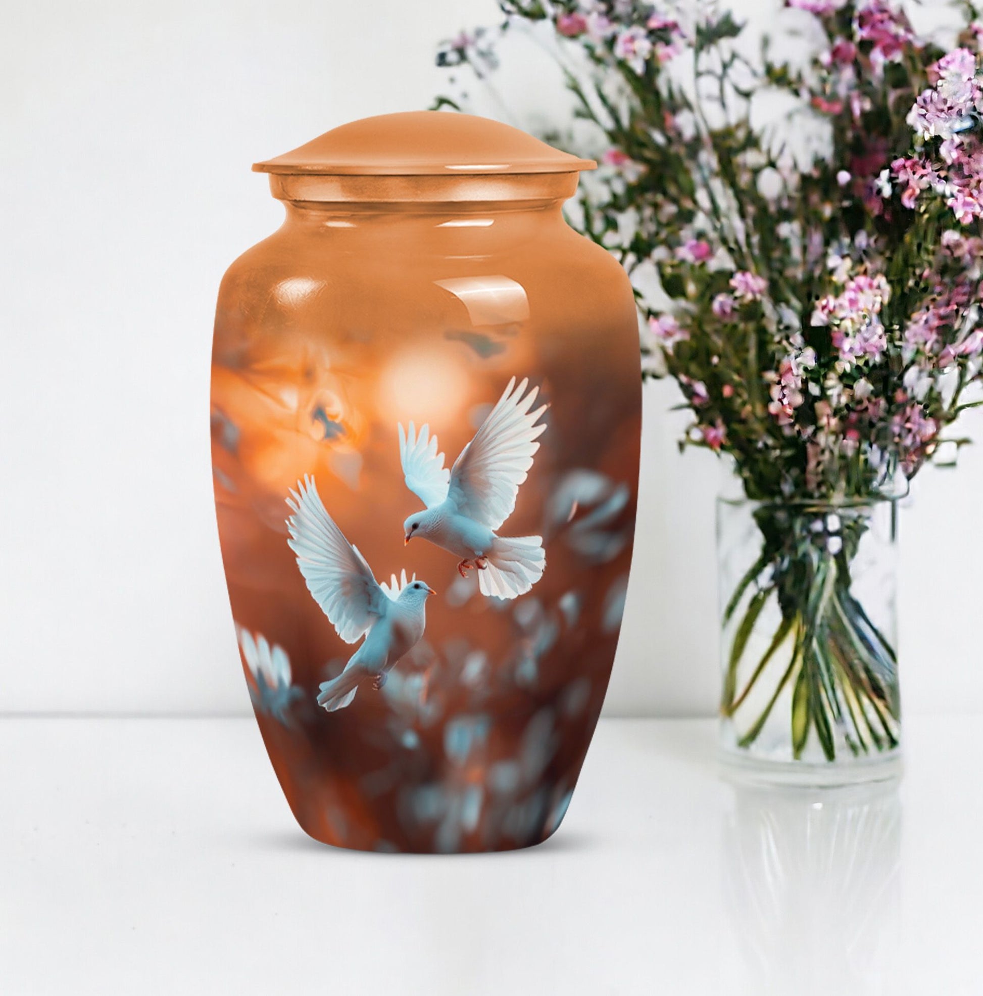 10-inch classic dove urn for cremation ashes,