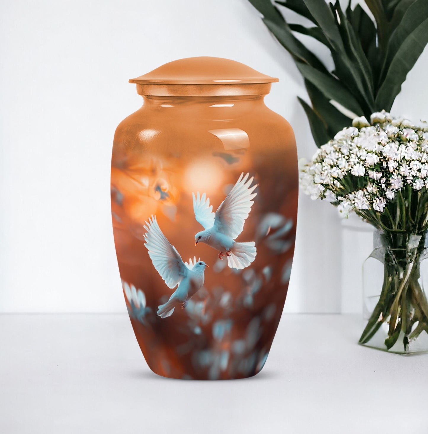 10-inch classic dove urn for cremation ashes,