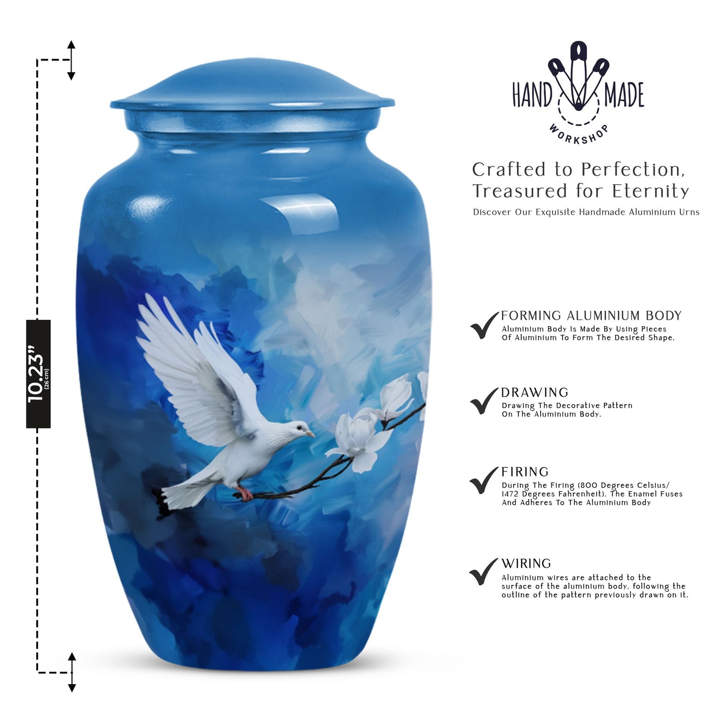 classic dove urn