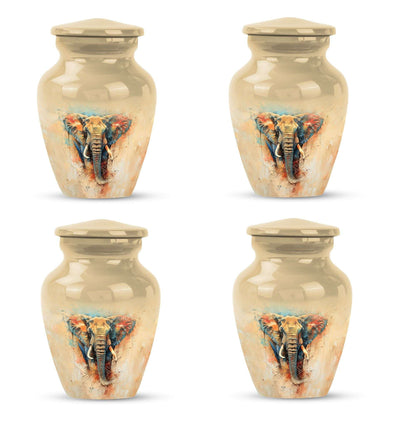 Elephant Theme 3 Inch Keepsake Pack of 4