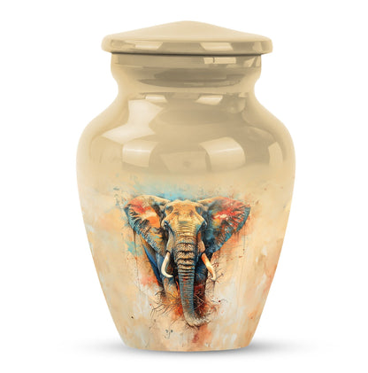 10-inch classic elephant urn.