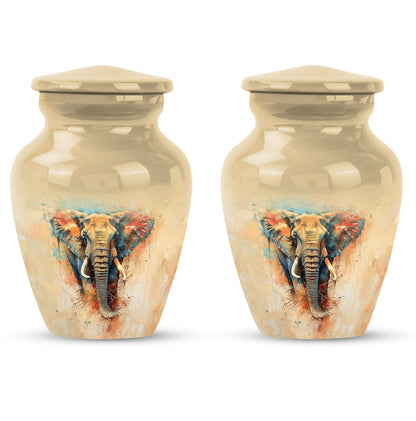 10-inch classic elephant urn.