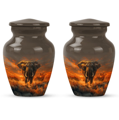 Elephant Theme 3 Inch Keepsake Pack of 2