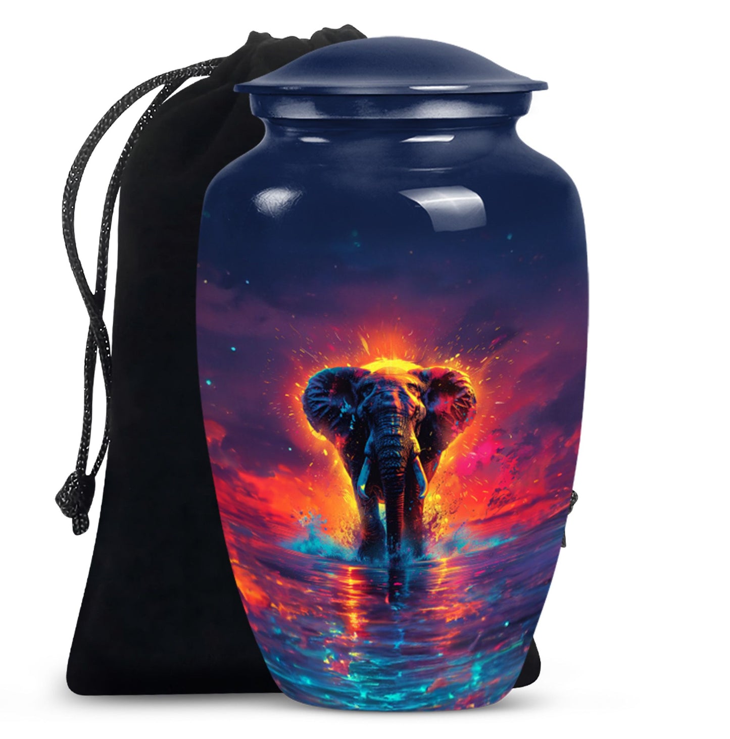 elephant urn for men's ashes
