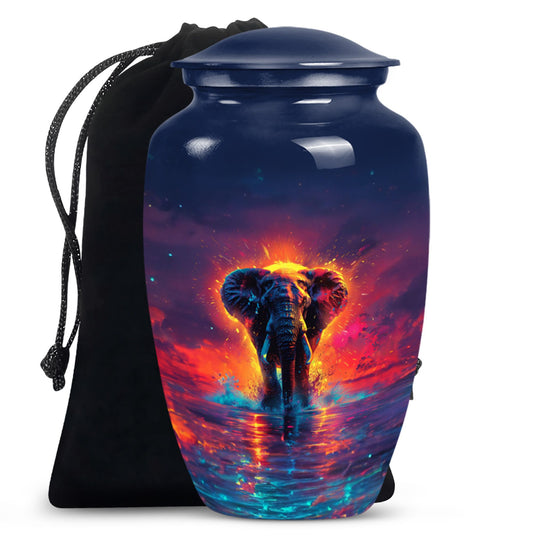 elephant urn for men's ashes