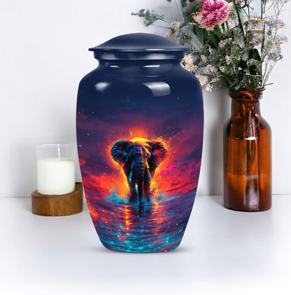 elephant urn for men's ashes