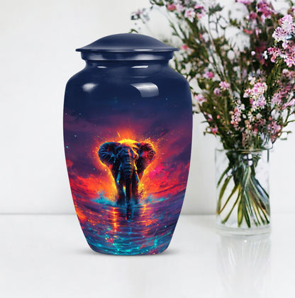 elephant urn for men's ashes