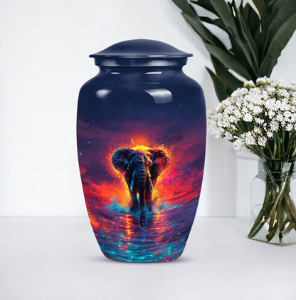 elephant urn for men's ashes