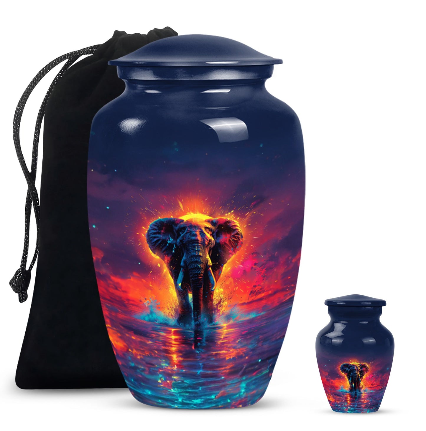 elephant urn for men's ashes