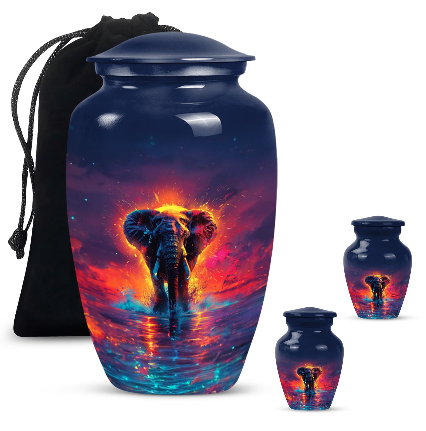elephant urn for men's ashes