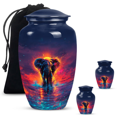 elephant urn for men's ashes