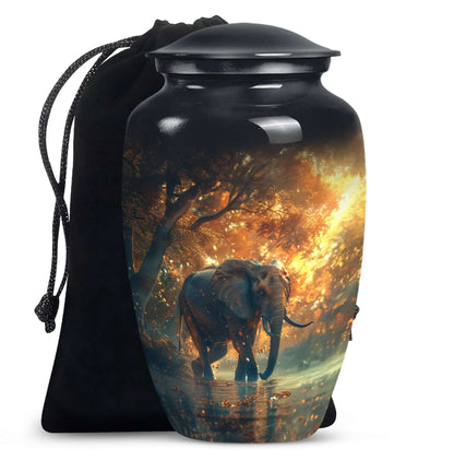 elephant urn