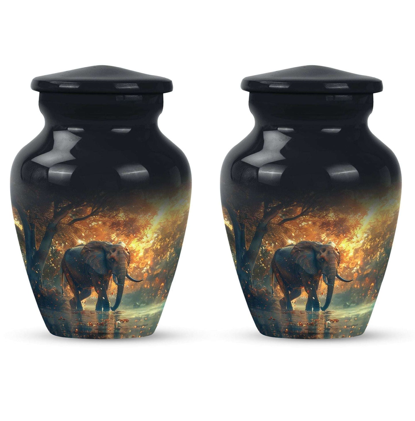 elephant urn
