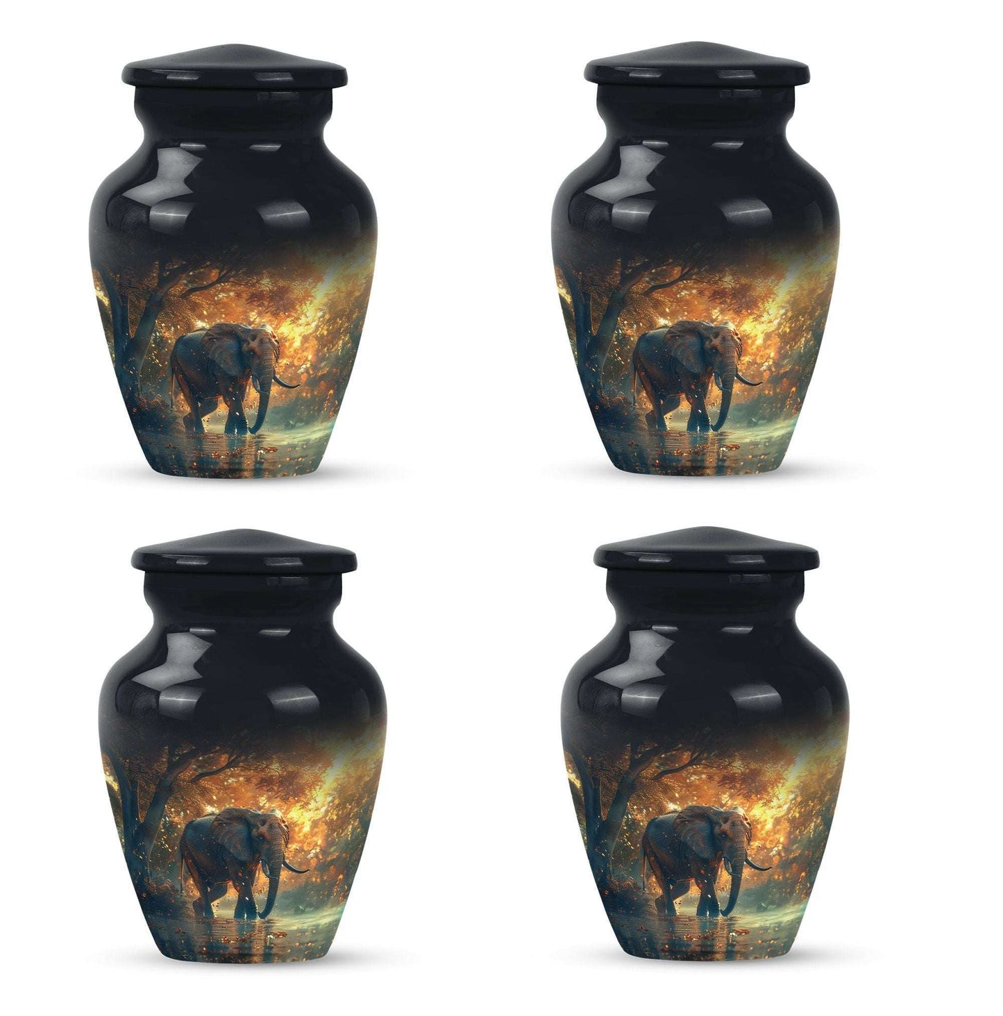 elephant urn