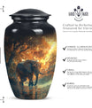 elephant urn