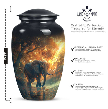 elephant urn