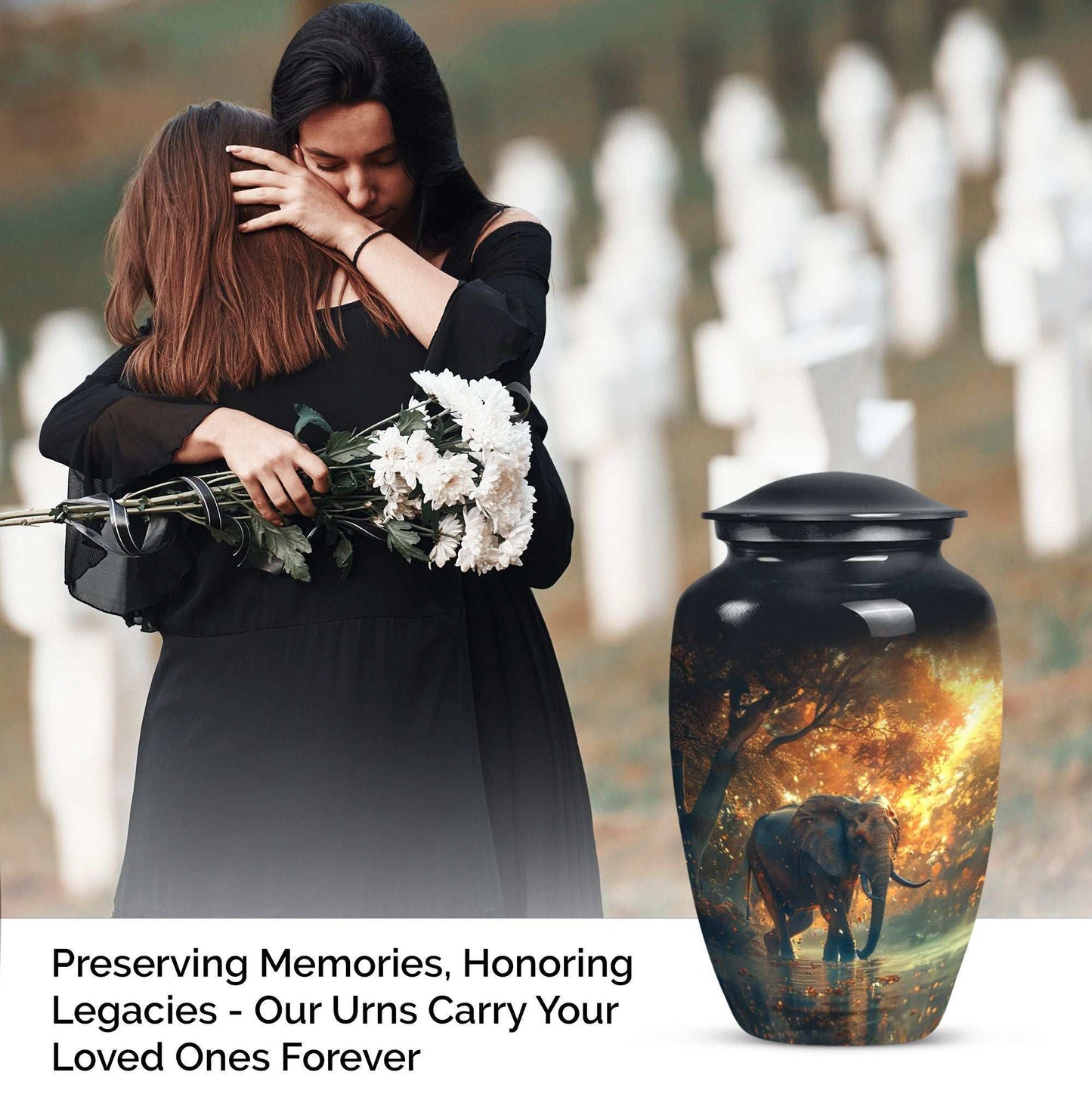 elephant urn