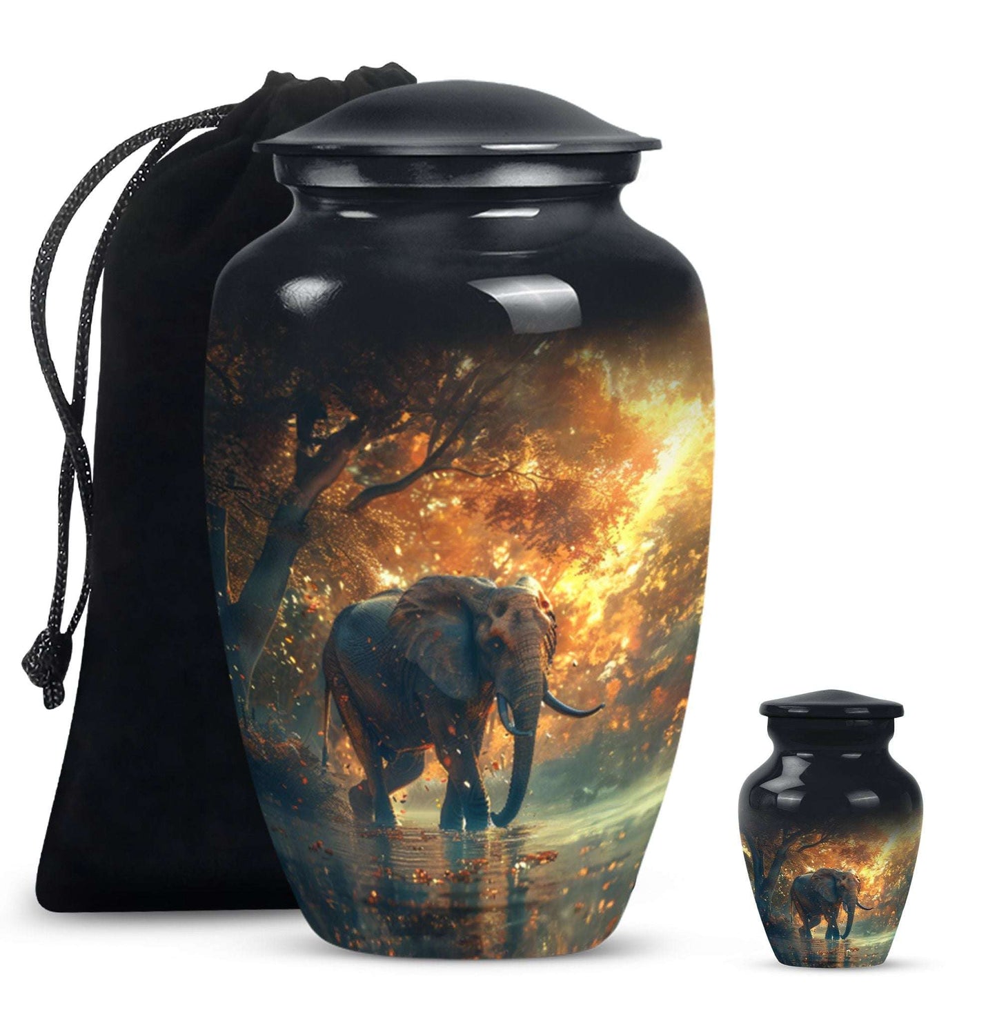 elephant urn
