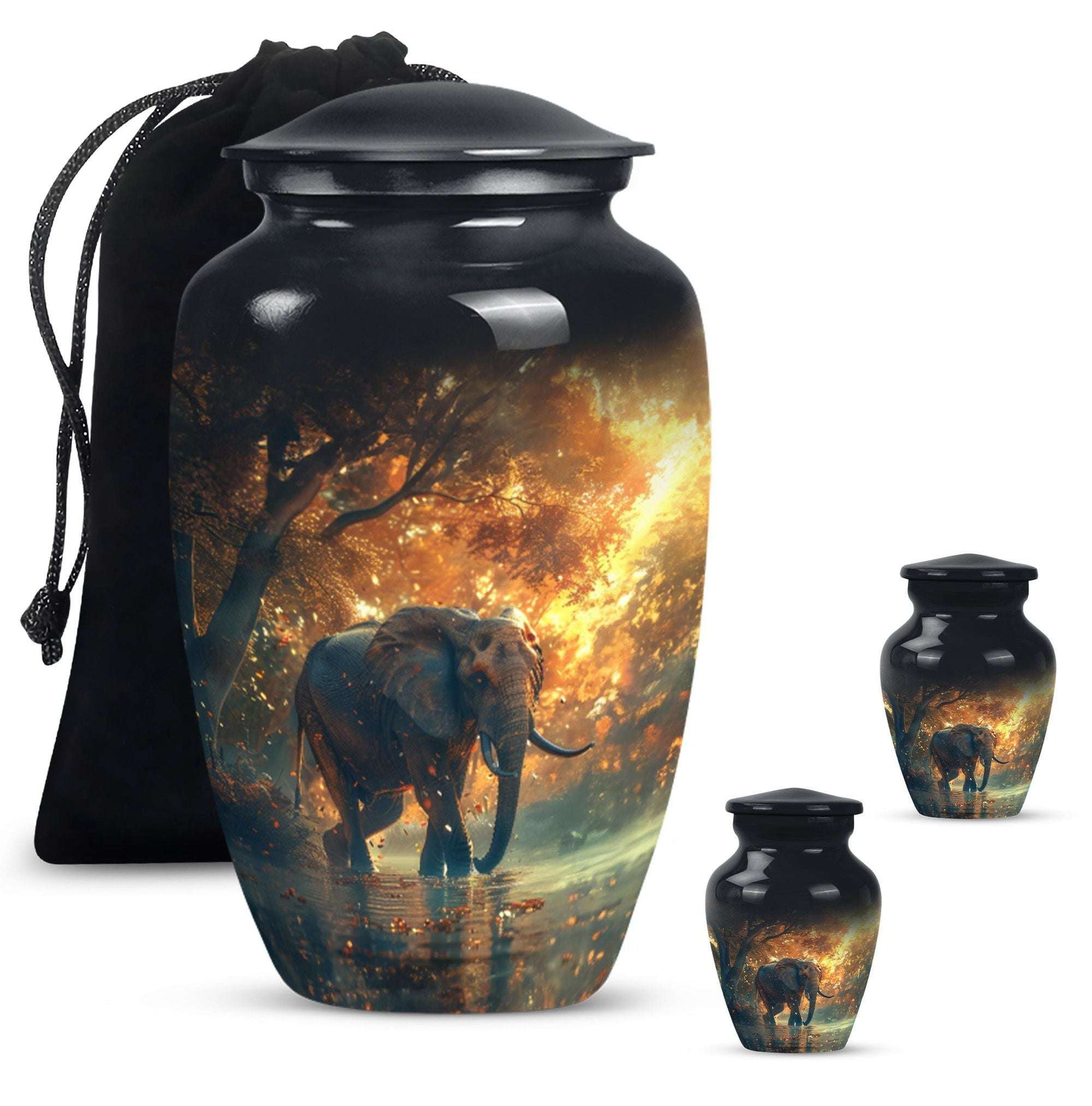elephant urn