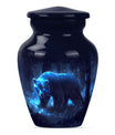  Butterfly Bear Urn for dad, Aluminium Cremation Urn