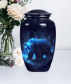  Butterfly Bear Urn for dad, Aluminium Cremation Urn