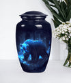 Butterfly Bear Urn for dad, Aluminium Cremation Urn