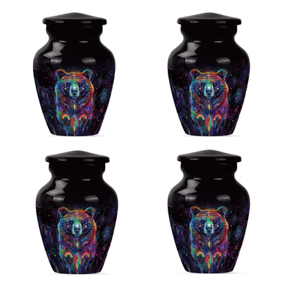 Classic 10-inch Butterfly themed bear urn.