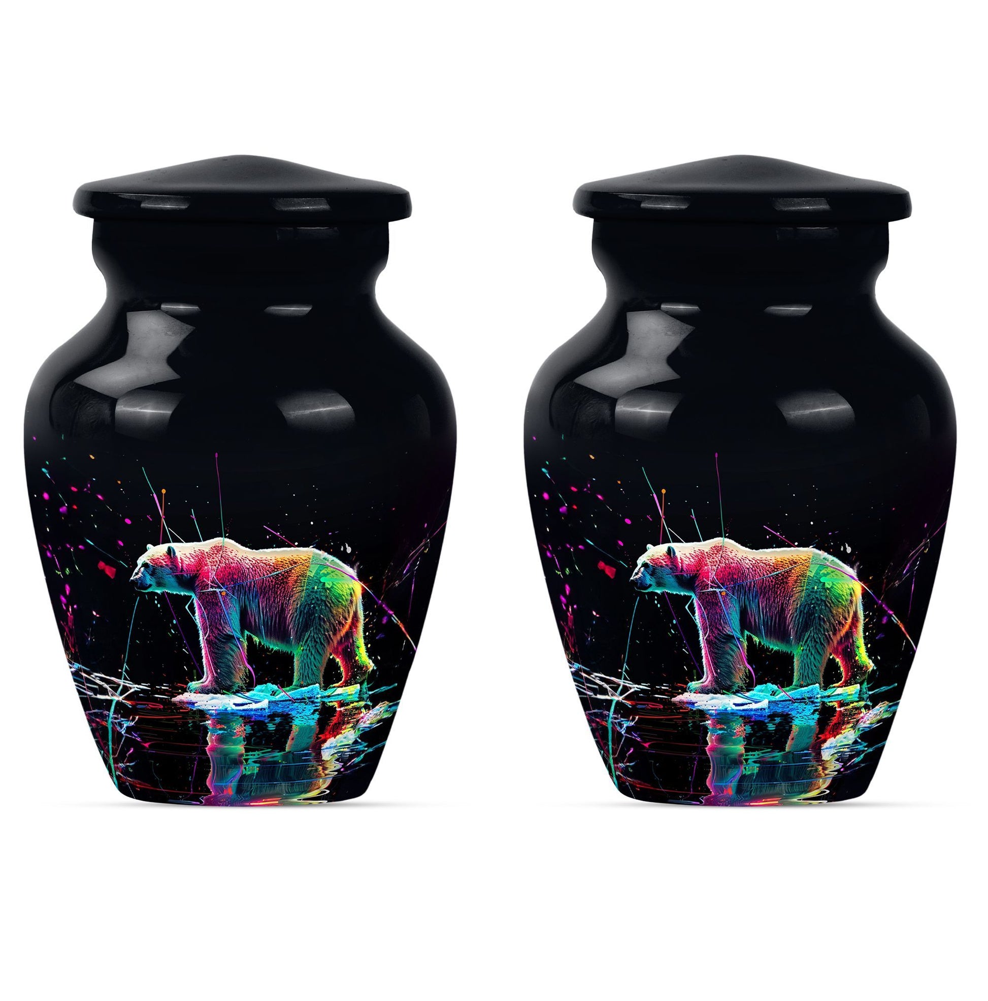 bear urn, large memorial urn for ashes, 