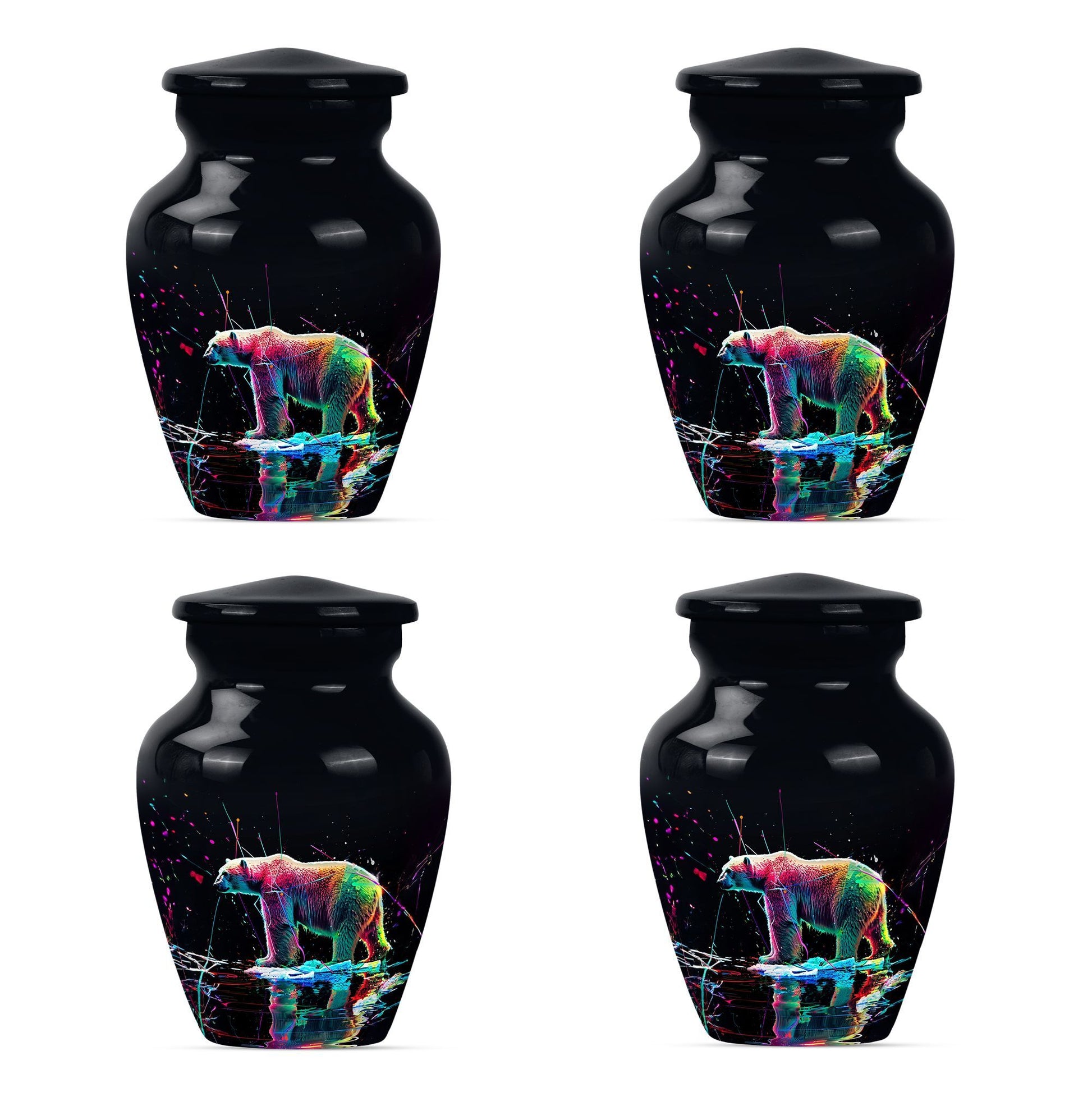 bear urn, large memorial urn for ashes, 