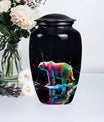 bear urn, large memorial urn for ashes, 