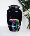 bear urn, large memorial urn for ashes, 
