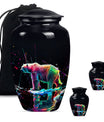 bear urn, large memorial urn for ashes, 