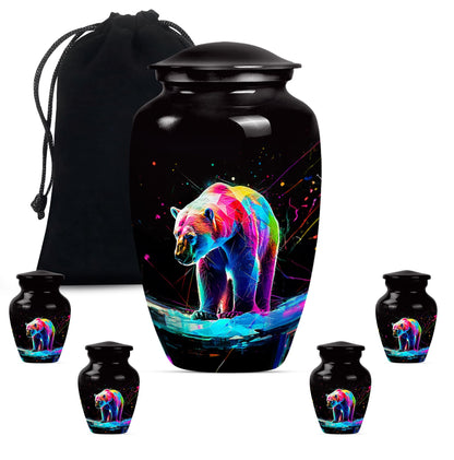 bear urn for cremation ashes