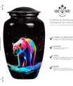 bear urn for cremation ashes