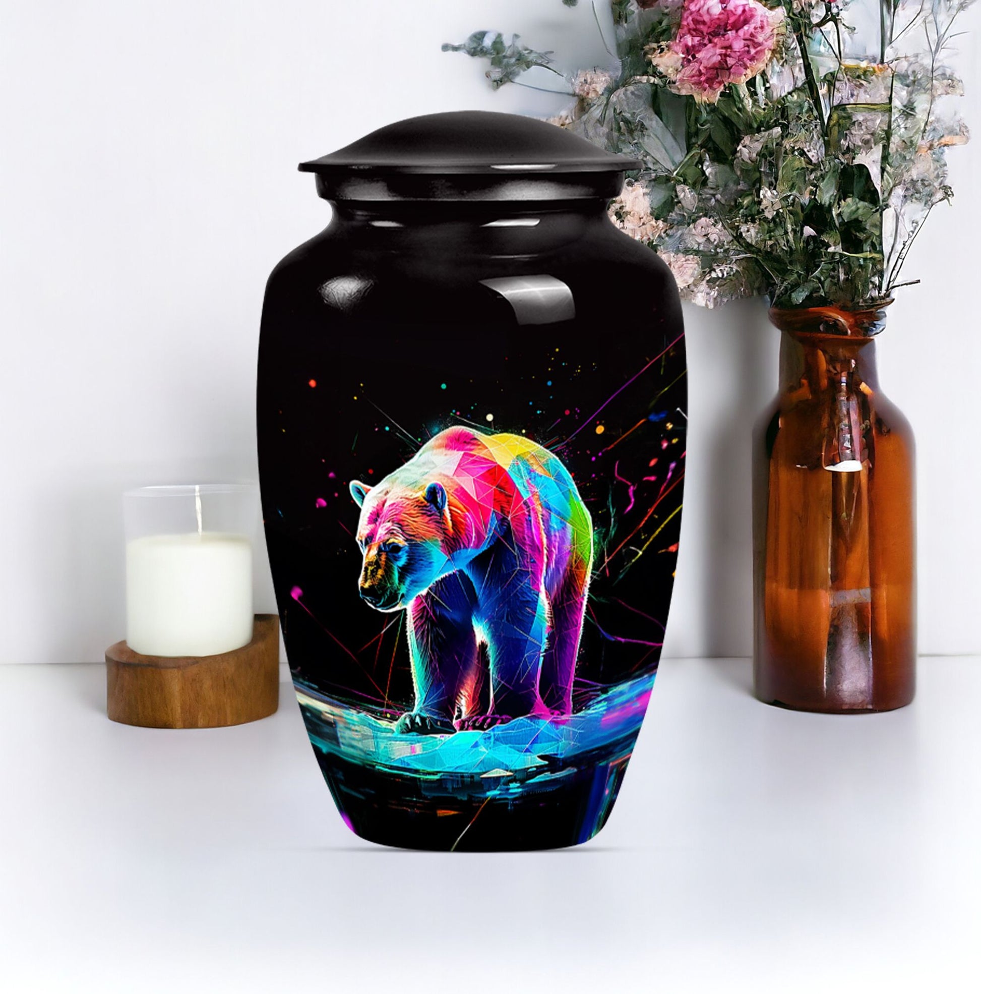 bear urn for cremation ashes