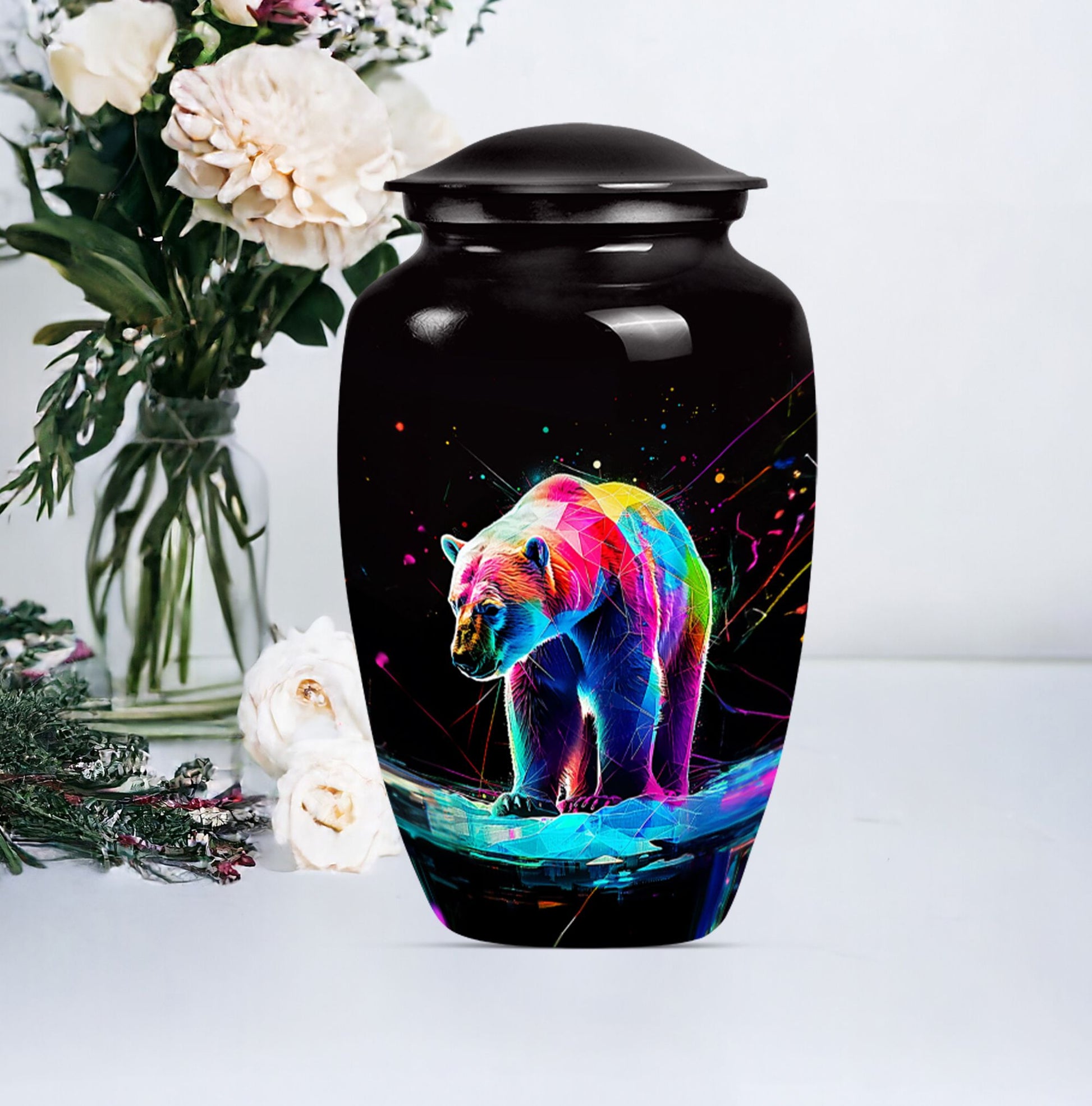 bear urn for cremation ashes