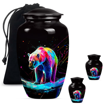 Large Urn with 2 Mini Urn