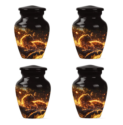 Bear Theme 3 Inch Keepsake Pack of 4
