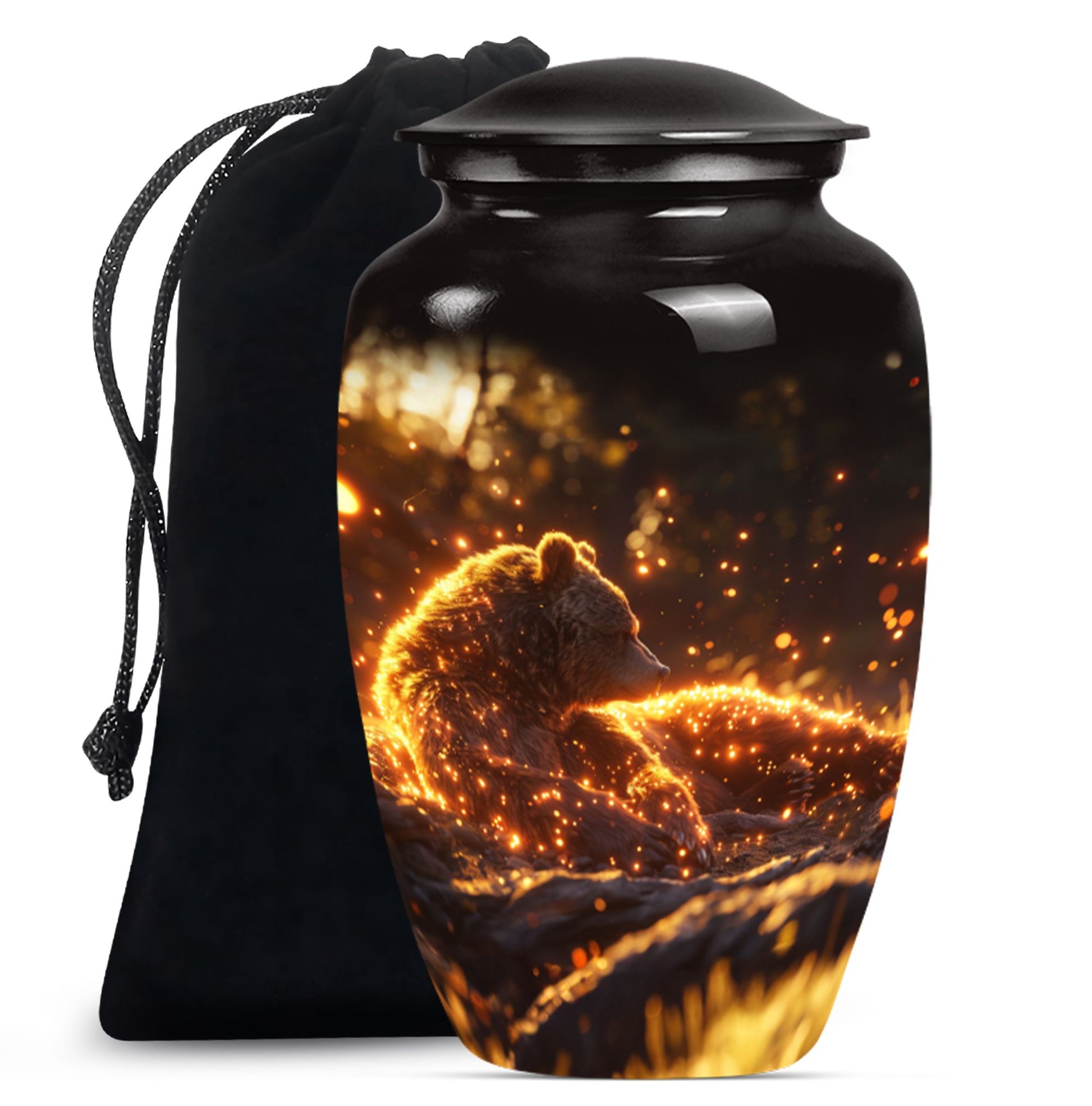 Bear Theme Large Urn 10 Inch