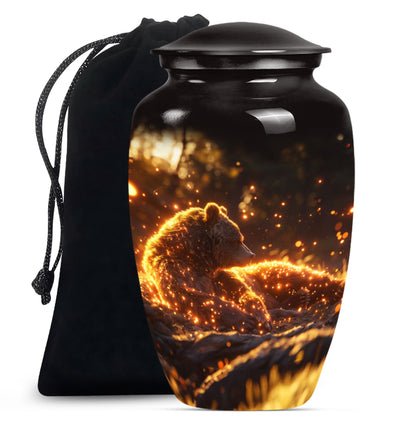 Bear Theme Large Urn 10 Inch