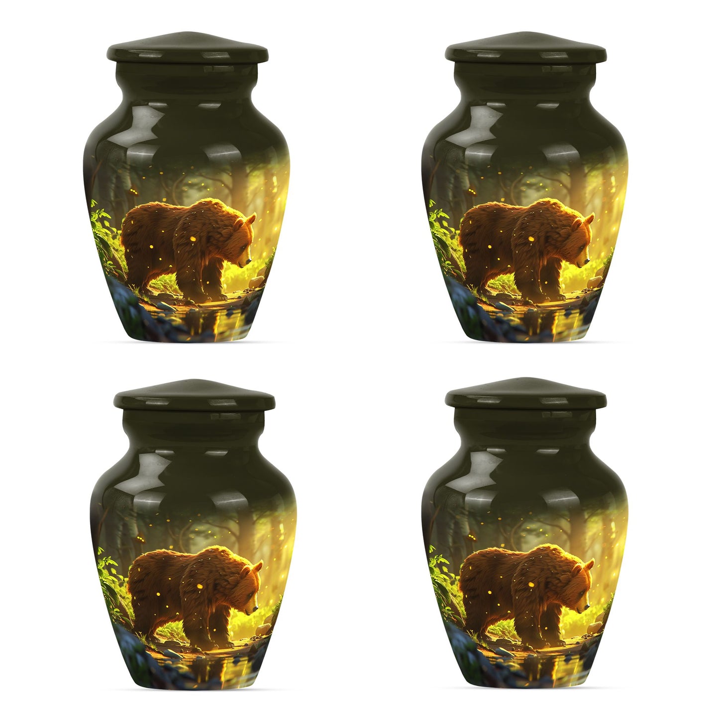 Bear Theme 3 Inch Keepsake Pack of 4
