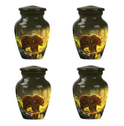 Bear Theme 3 Inch Keepsake Pack of 4