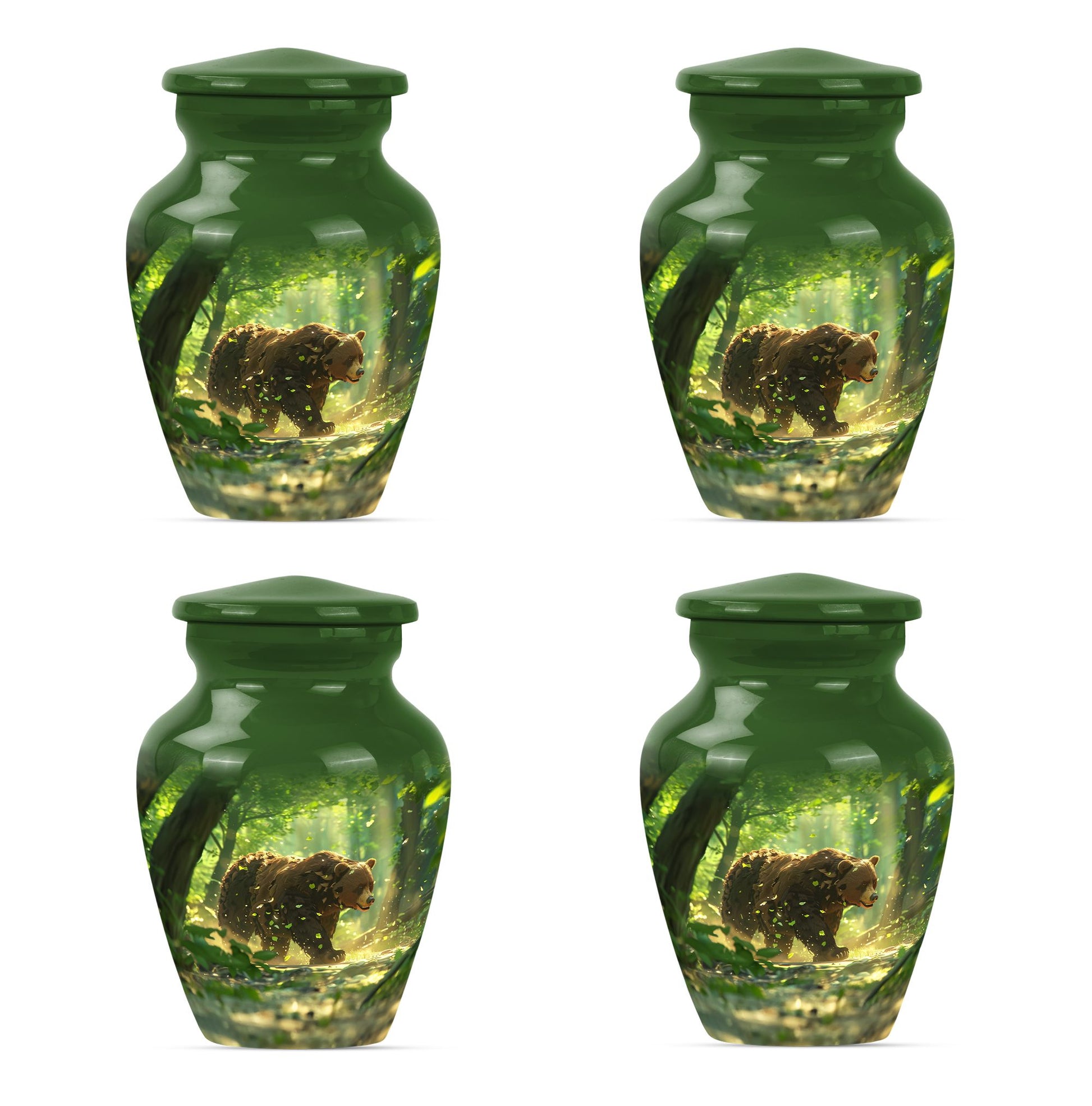Bear Theme 3 Inch Keepsake Pack of 4